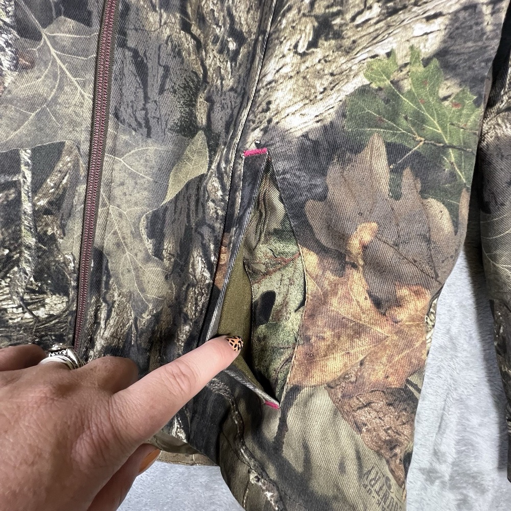 Walls Womens L Camo Insulated Hooded Hunting Gear Pink Accents Gorpcore Workwear - Picture 4 of 13